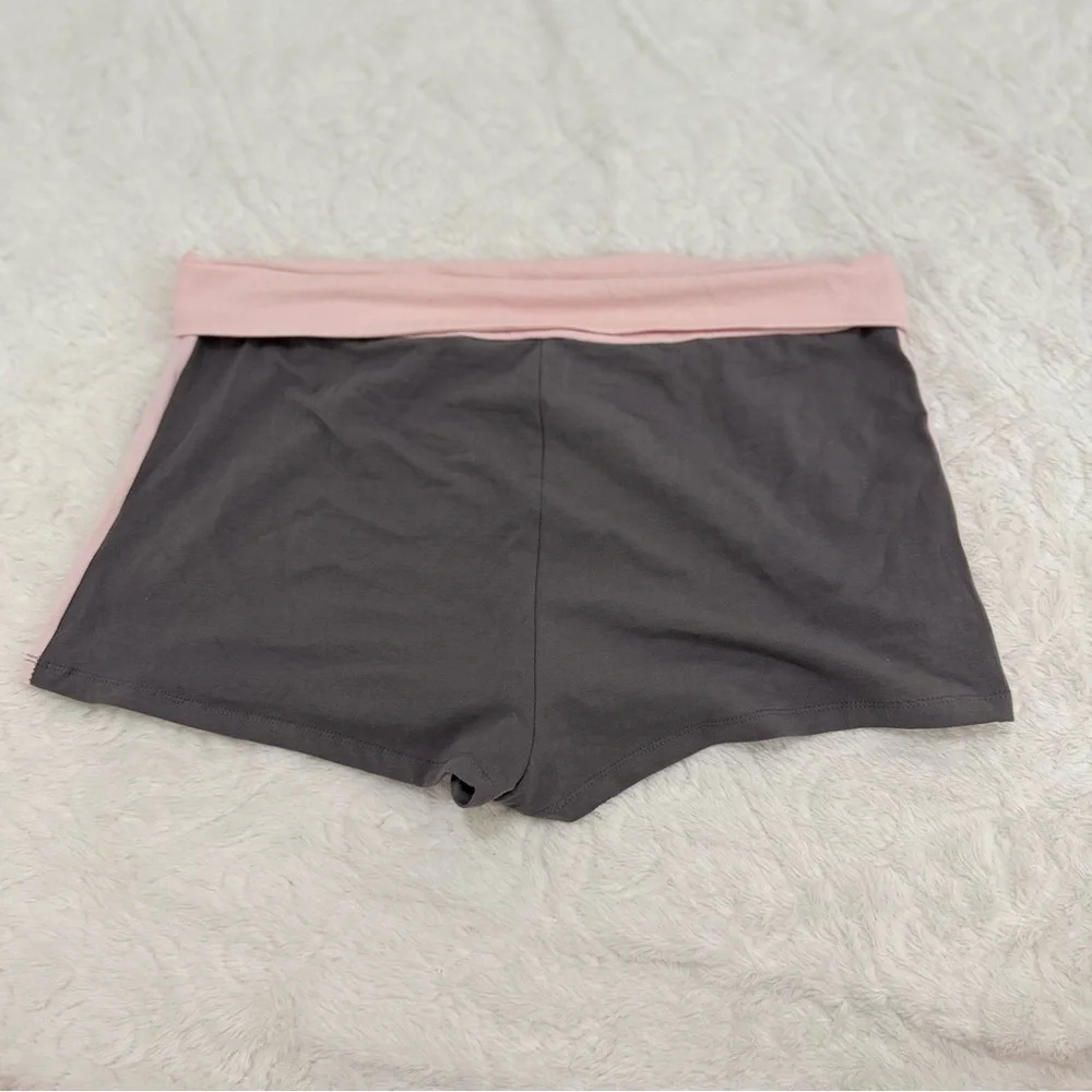Pink Floyd Gray and Pink Lounge Shorts - Picture 2 of 3